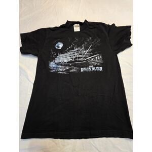 The Queen Delta Steamboat Colorado Tultex Men's Short Sleeve Black T-shirt Size